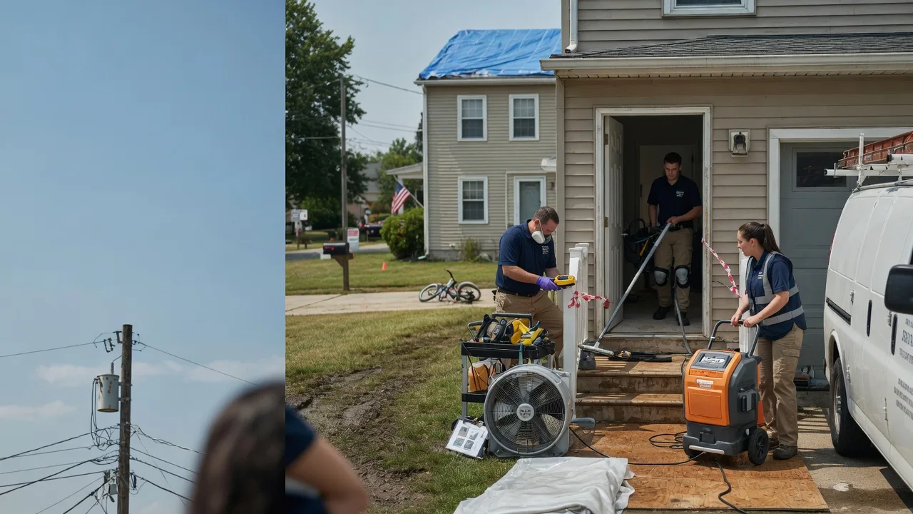 Water Damage Repair in Cloverdale, OH near me